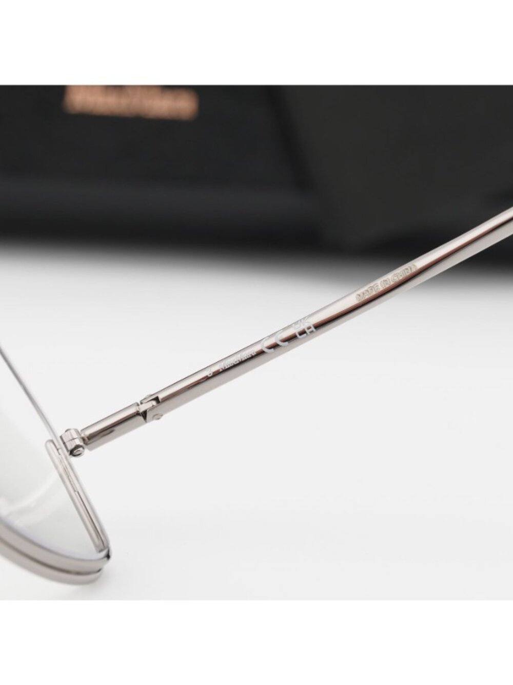Max Mara MM5118-B 014 Butterfly Eyeglasses 58mm - Silver - Picture 4 of 11